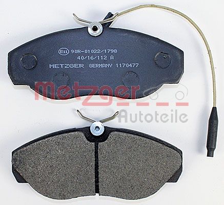 METZGER 1170477 Bremsbelagsatz, Scheibenbremse